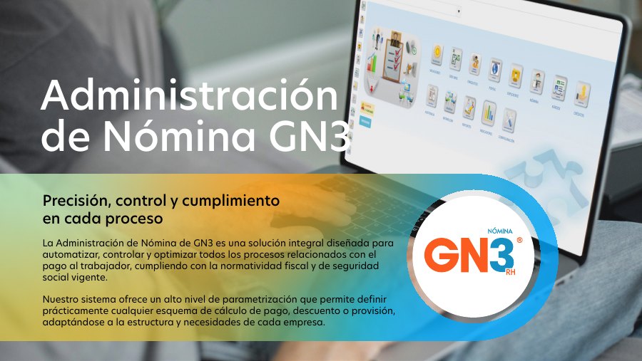 Portada del folleto Administración de Nómina GN3