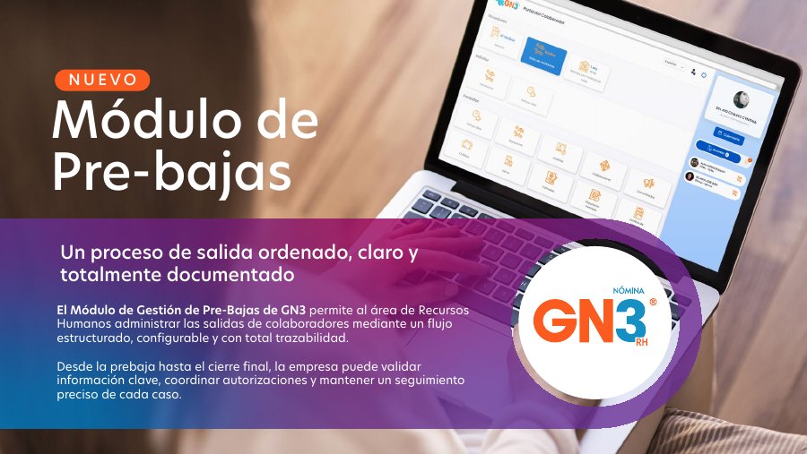 Portada del folleto Módulo de Prebajas GN3