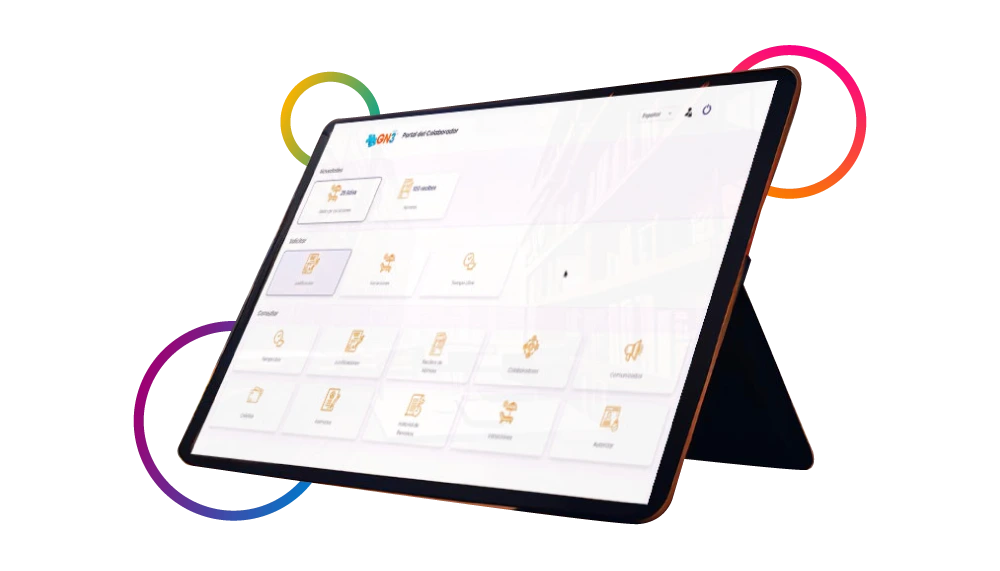 Software GN3 con paneles y reportes